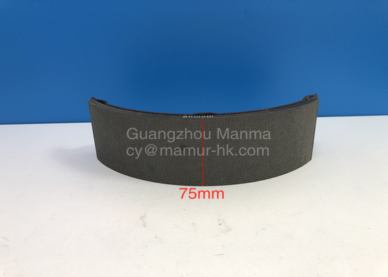 75mm Width Trailer Rear Brake Shoe For YUEJIN NJ3025 FOTON BJ1041