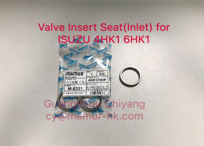 Valve Insert Seat Inlet ISUZU Truck Parts For 4HK1 6HK1 8-98028874-0